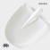 Porcelain dish Magistro "Blanche", 24 × 18 × 4.5 cm, white color