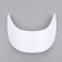Rolk for cap, bent, 7 × 19.5 cm, white color, price for 1 piece