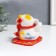 Pendulum ceramics "manei-nako with flower" from solar batteries 10x8.3x9.7 cm