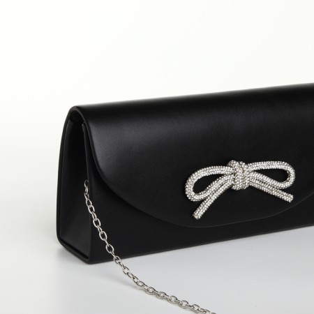Female bag on a magnet, black color-4