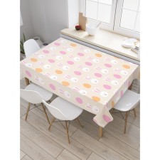 The tablecloth “Easter pattern”, rectangular, Saten, size 120x145 cm