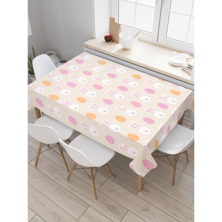 The tablecloth “Easter pattern”, rectangular, Saten, size 120x145 cm