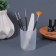 Storage for storage of manicure/cosmetic supplies "Standart", 7 × 7 × 9 cm, white matte color