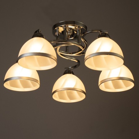 Caspian chandelier 5he27 40W chrome 56x56x22 cm Bayerlux-2