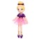 Soft doll "Ballerina Sofia in a purple dress", 40 cm