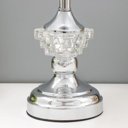 Lauren table lamp E27 40W chrome 24x24x42 cm Risalux-3