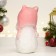 New Year's figure "Snowman in a pink hat" 18cm