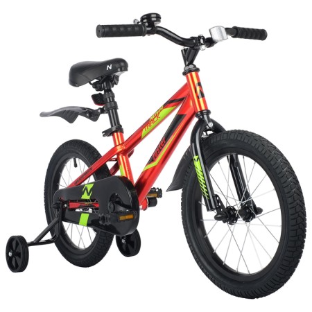 Cycling 16 "Novatrack Juster, red color-1