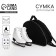 Bag for roller skates, 40x32x20 cm, black