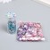 Decor "Semiobusins ​​and rhinestones. Blue gradient" d = 6 mm 10 g 200 pcs 5x2.5 cm, mix