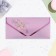 Money envelope "Universal" flowers on lilac, embossing, 19.5 x 9 cm