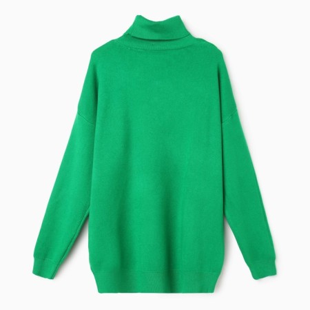 Women's sweater, green color, size 48-52-4