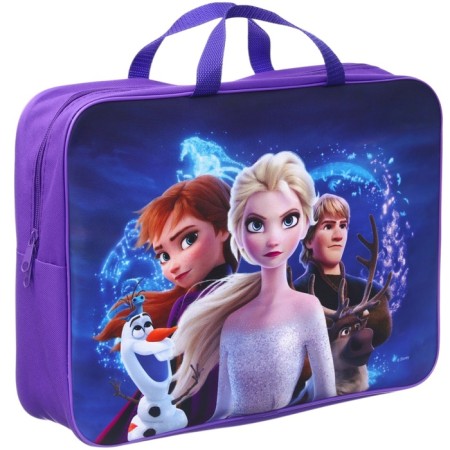 Folder with handles textile A4, 350x270x100 mm, cold heart-6