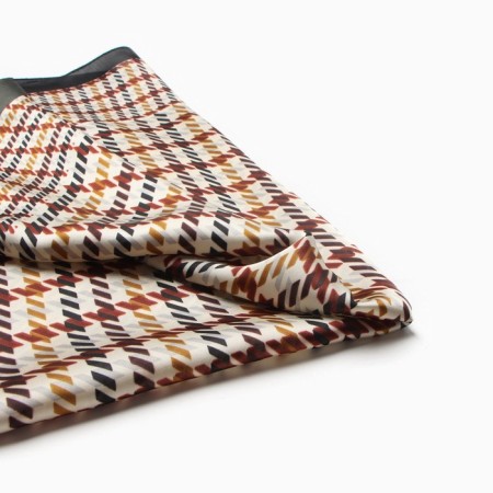 Women's scarf minku 70*70 cm, brown-1