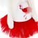 Soft toy "Lucky Mimi: Love and Flamingo", with a frame, 37 cm