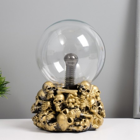 Skull plasma ball, 20 cm Risalux-10