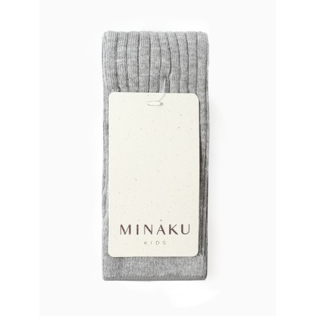 Children's leggings with Minaku straps, height 80-86 cm, gray-3