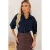 Female shirt, size 42, blue color
