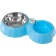 A bowl for animals with a Bradex 31.5x18x6 cm, stainless steel, plastic, blue