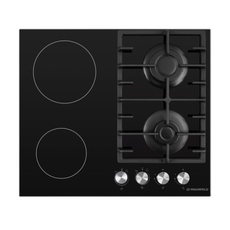 Hlect surface Maunfeld EEHG.642VC.3CB/KG, combined, 4 burners, black-7