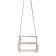 Suspended chair wooden, seat 30 × 40cm