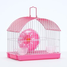 A cell for rodents equipped RT-2C, 23 x 16.5 x 20 cm, pink