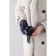 Female gloves, size 8, without insulation, blue color