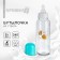 A bottle for feeding, classic throat, glass, medium stream, 240 ml., Mix color