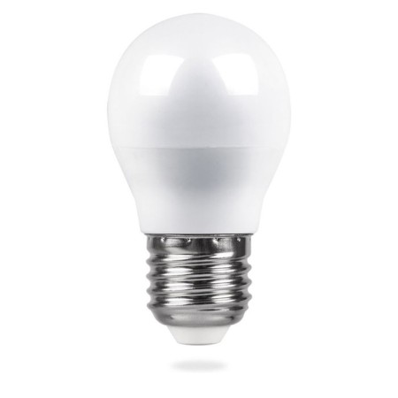 LED LED Feron LB-38, G45, E27, 5 W, 230 V, 4000 K, 420 LM, 200 °, 82 x 45 mm-1