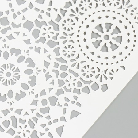 Stencil "Flower ornament" 15x15 cm-2