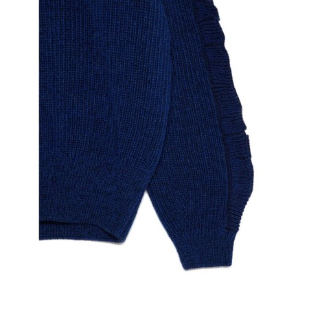 Women's sweater from the Italian yarn CONTE Elegant, size m, color Royal Blue-3