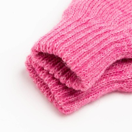 Double mittens, pink color, size 10 (0-3 years)-2