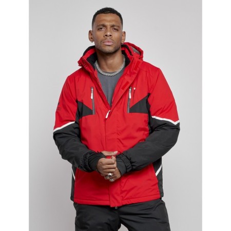 Male ski suit, size 56, red color-5