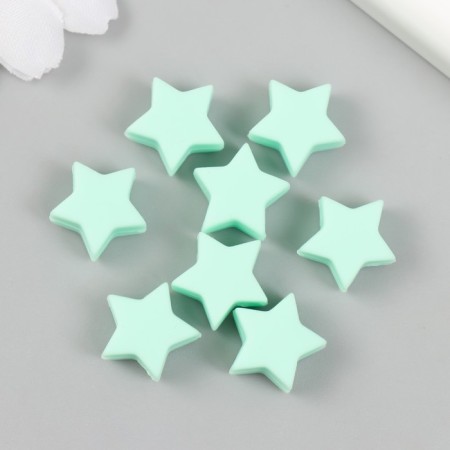 Busina Silicon "Star" Mint-green d = 1.4 cm-1