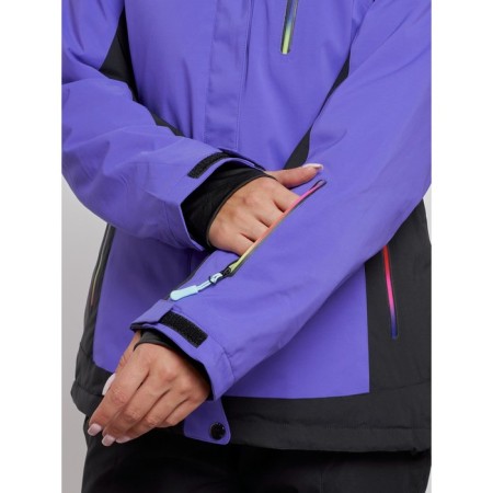 Ski jacket female, size 42, dark purple color-4
