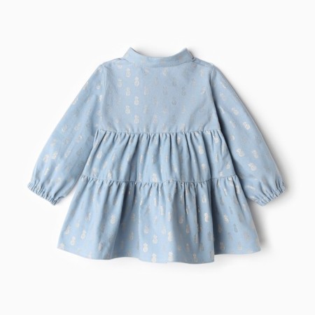 Baby dress I "pineapple", height 86-92, blue-4