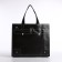 Bag without fastening, black color