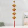 Plastic suspension, textile "Four bonsai - for happiness" 15x100 cm
