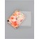 Cookie box, confectionery packaging, "flowers", 14 x 10.5 x 2.5 cm