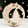 Wooden stand "Snowflakes", 150 x 150 x 60mm