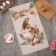 Ethel towel Happy Easter 40x73 cm, 100% HL, sarzha 190 g/m2