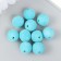 Beads for creativity velvet spraying "Blue water" set 10 pcs d = 1.4 cm