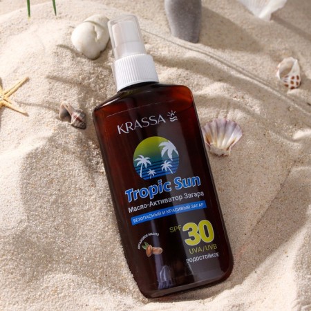 Krassa Tropic Sun, waterproof, SPF 30, 150 ml