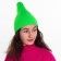 Female Winter hat, green color, size 52-56