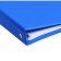 Notebook on rings A5 80 sheets in the Calligrata cage blue, PVC cover cover