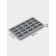 Form for baking and mousse desserts Konfinetta "Cheese", silicone, 20 cells (5 × 3cm), 30 × 17.5 × 1.9 cm, gray