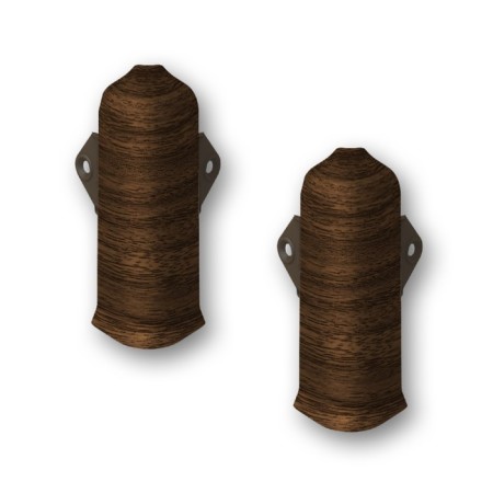 Outdoor Lexide angle 80mm with fasteners Dark (2pcs/blister)