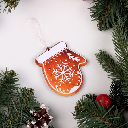 A set of Christmas trees "gingerbread", 5 pcs, bilateral-2