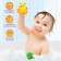 Rubber toy for the bath "Baby", 7 cm, with a squeak, 1 pc, species mix, crumb I