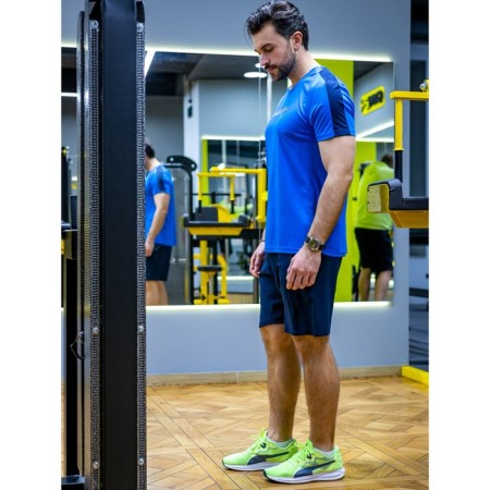 Sports T -shirt male ise, size 52, blue color-2